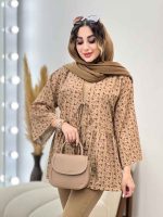 مانتو جلو بند گلبرگ کد 5297 - تصویر 6