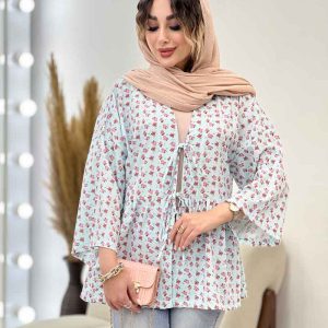 مانتو جلو بند گلبرگ کد 5297