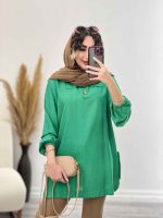 شومیز جلو بسته بغل سه دکمه کد 4370 - تصویر 17