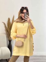 شومیز جلو بسته بغل سه دکمه کد 4370