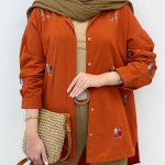 مانتو گلدوزی کارولین کد 5306
