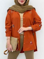 مانتو گلدوزی کارولین کد 5306
