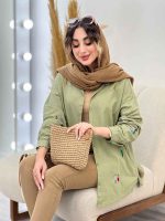 مانتو گلدوزی کارولین کد 5306 - تصویر 4