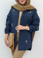 مانتو گلدوزی کارولین کد 5306 - تصویر 30