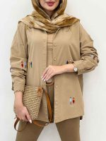 مانتو گلدوزی کارولین کد 5306 - تصویر 27