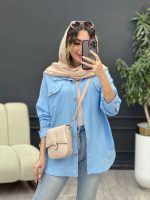 مانتو چهار جیب مهلا کد 5304 - تصویر 2