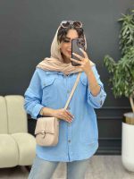 مانتو چهار جیب مهلا کد 5304 - تصویر 14
