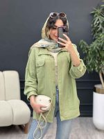 مانتو چهار جیب مهلا کد 5304 - تصویر 18