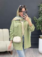 مانتو چهار جیب مهلا کد 5304 - تصویر 6