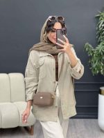 مانتو چهار جیب مهلا کد 5304 - تصویر 15