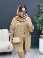 مانتو چهار جیب مهلا کد 5304 - تصویر 3