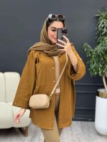 مانتو آستین پاگن جیب پیله کد 5302 - تصویر 12