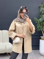 مانتو آستین پاگن جیب پیله کد 5302 - تصویر 9