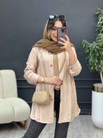 مانتو جلو پیله آرام کد 5301 - تصویر 15