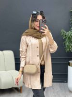 مانتو جلو پیله آرام کد 5301 - تصویر 13