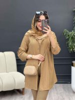 مانتو جلو پیله آرام کد 5301 - تصویر 20