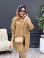 مانتو جلو پیله آرام کد 5301 - تصویر 14
