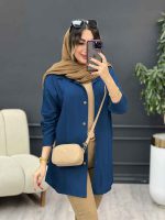 مانتو جلو پیله آرام کد 5301 - تصویر 16