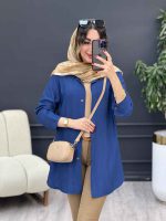 مانتو جلو پیله آرام کد 5301 - تصویر 11