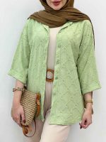 شومیز پایین هلال آنجلا کد 5308 - تصویر 3