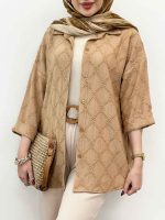 شومیز پایین هلال آنجلا کد 5308 - تصویر 14