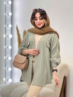 مانتو پانچ جیب نما کد 5312 - تصویر 7