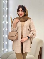 مانتو پانچ جیب نما کد 5312 - تصویر 4