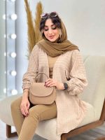 مانتو پانچ جیب نما کد 5312 - تصویر 6