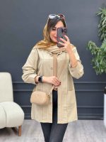 مانتو جلو پیله دو جیب کد 5303 - تصویر 24