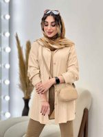 شومیز کراش تک جیب رزیتا کد 5309 - تصویر 13