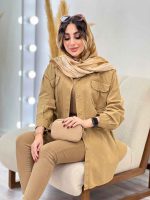 مانتو دو جیب پیله رکسانا کد 5307 - تصویر 6