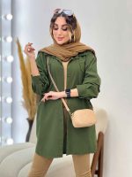 مانتو دو جیب پیله رکسانا کد 5307 - تصویر 2