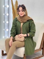 مانتو دو جیب پیله رکسانا کد 5307 - تصویر 17