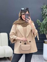 مانتو آستین سگک گلوریا کد 5313 - تصویر 19