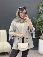 مانتو آستین سگک گلوریا کد 5313 - تصویر 11