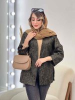 مانتو ژاکارد لمه کد 4627 - تصویر 2