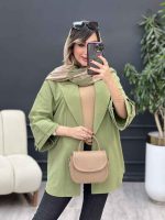 مانتو لینن پشت دو پاگن کد 5323 - تصویر 15
