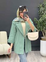 مانتو لینن پشت دو پاگن کد 5323 - تصویر 4