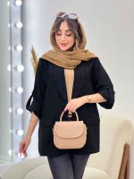 مانتو کتی دو دکمه رامونا کد 5324 - تصویر 13