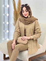 مانتو پشت پیله طرح فلامینگو کد 5285 - تصویر 28