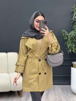 مانتو لینن چهاردکمه کاتیا کد 5259 - تصویر 10
