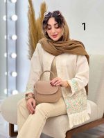 مانتو پولک دوزی پایین ریش کد 5335 - تصویر 2
