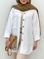مانتو تک جیب تونیا کد 5330 - تصویر 16