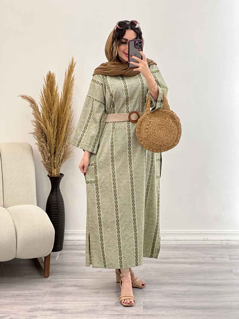 پیراهن جلو بسته دو جیب پیله کد 5293 پیراهن جلو بسته دو جیب پیله کد 5293