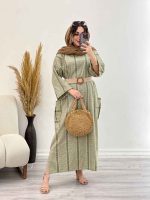 پیراهن جلو بسته دو جیب پیله کد 5293 - تصویر 10