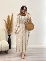 پیراهن جلو بسته دو جیب پیله کد 5293 - تصویر 4