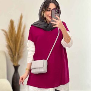 مانتو دو تکه بلند کد 4365