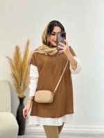 مانتو دو تکه بلند کد 4365 - تصویر 14