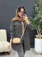 مانتو جین دو جیب الین کد 5336 - تصویر 6