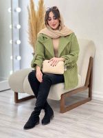 پالتو دو دکمه آستین سگک کد 5531 - تصویر 12